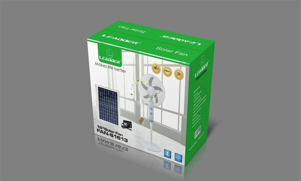 Ventilateur solaire 16" Leader
