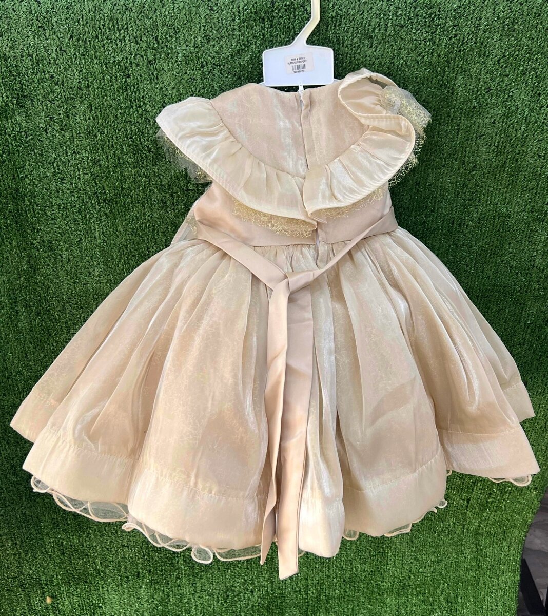 Gold dress