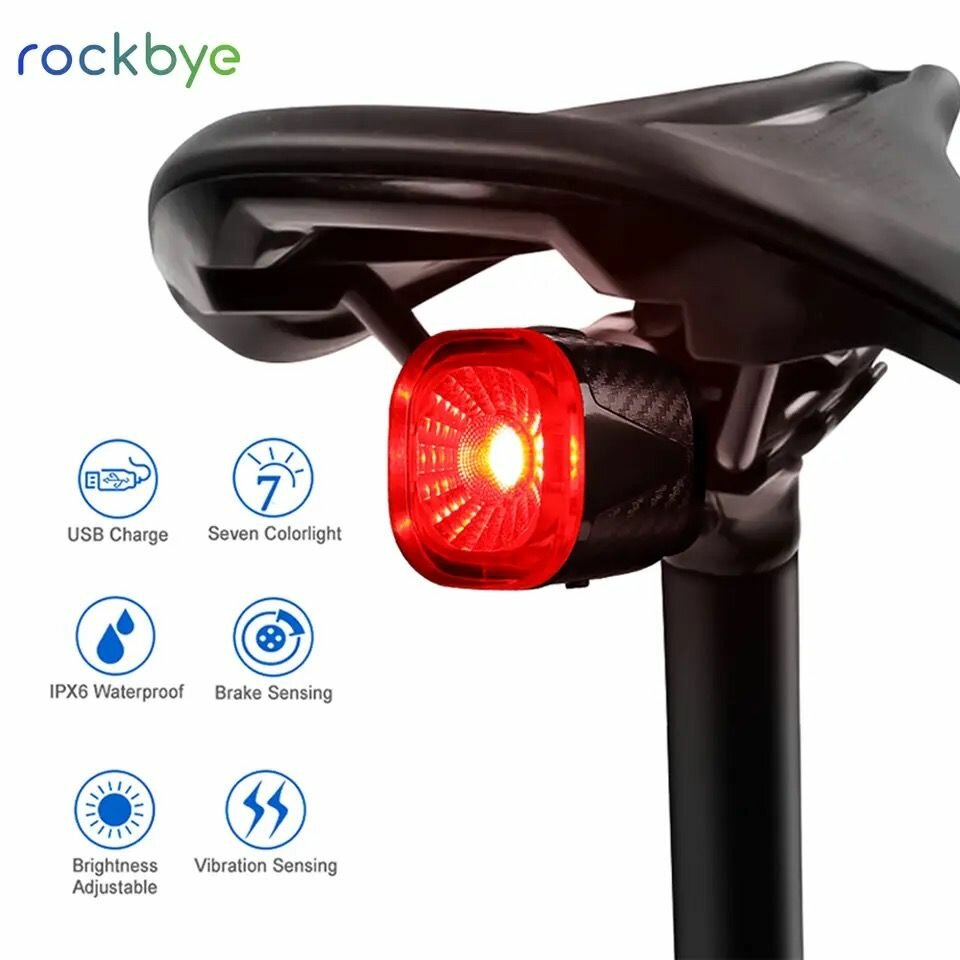 Feu arrière intelligent de vélo