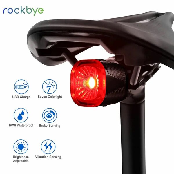 Feu arrière intelligent de vélo