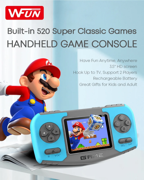 Console rétro portable 520 jeux
