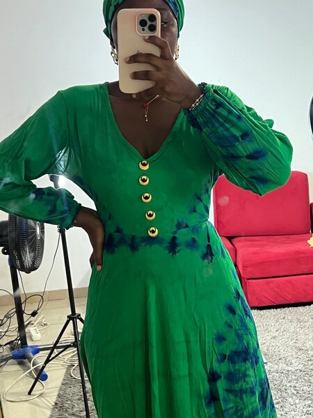 Robe en dempé