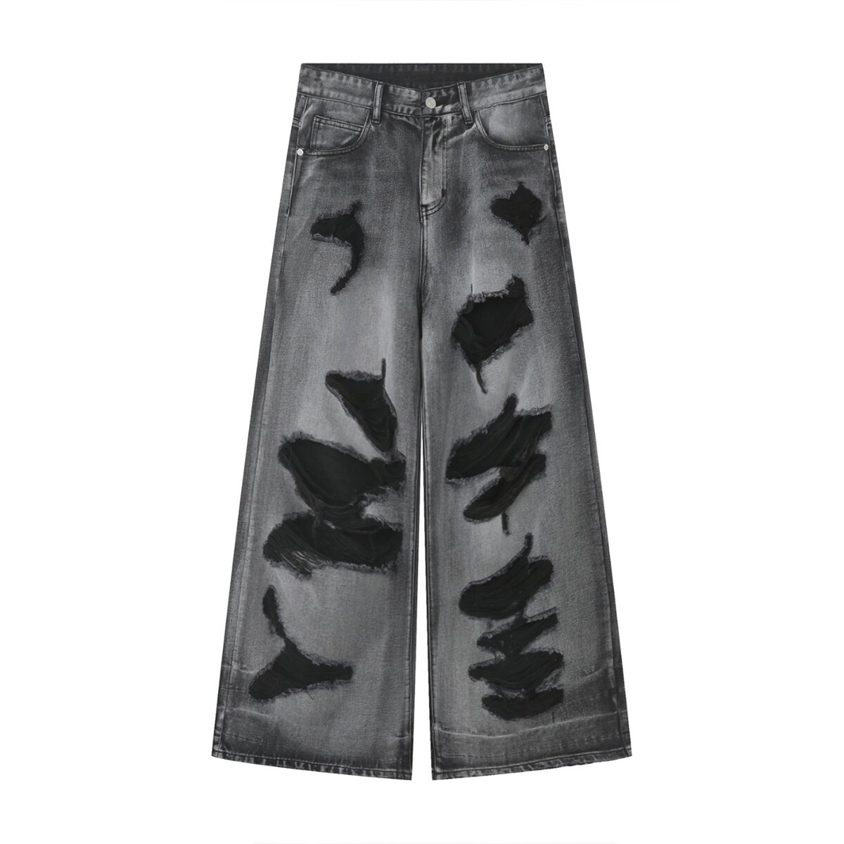 Jean large déchiré style vintage