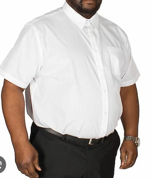 Men's White Short Sleeve Shirt