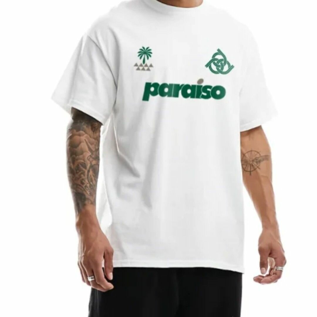 T-shirt blanc "Paraiso"