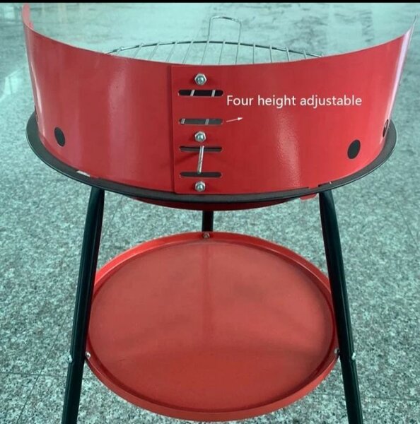 Barbecue charbon portable réglable