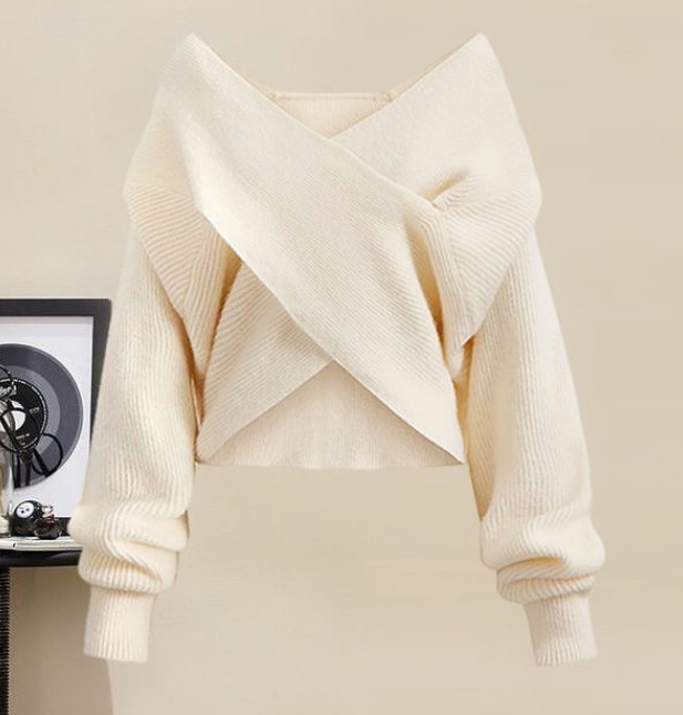 Crop Jersey white
