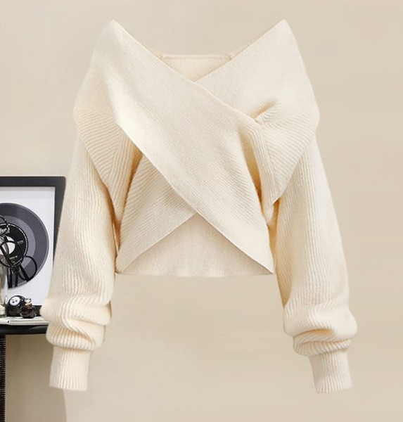 Crop Jersey white