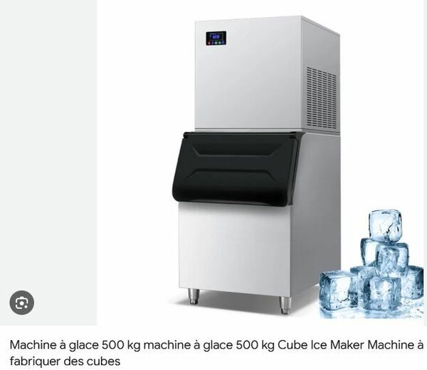 Machine a glace alimentaire en cube
