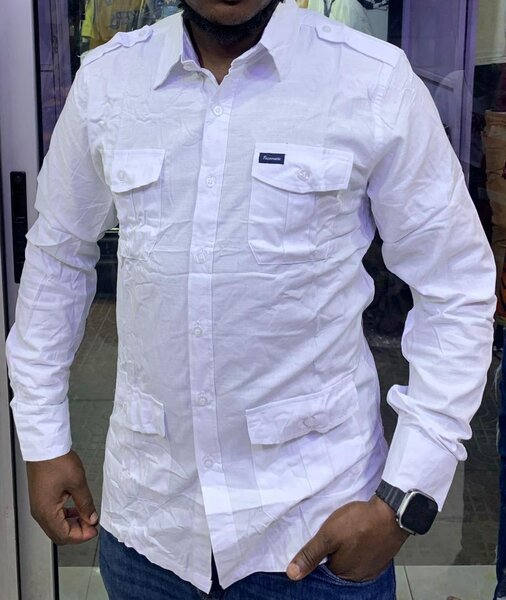 Chemise homme élégante à poches