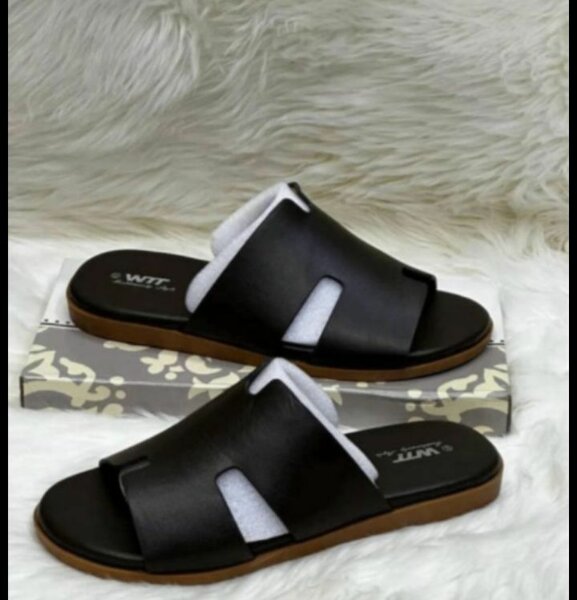 Sandales en cuir confortables
