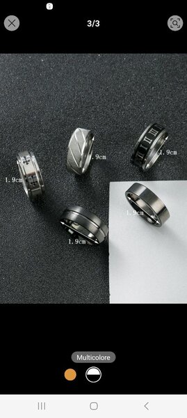 Bague en inox