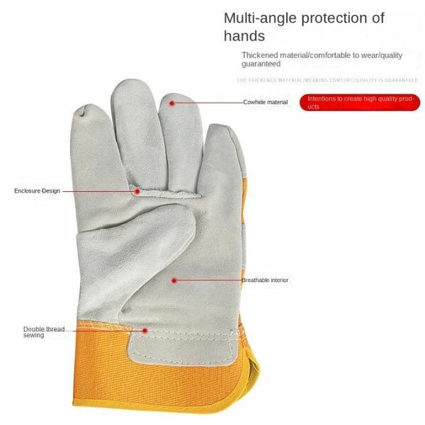 Gants de soudage en cuir