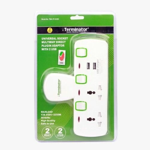 2 Way Universal T Socket