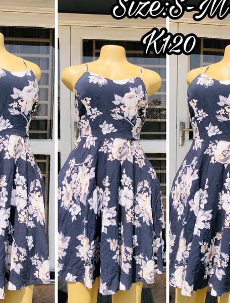 Robe bleu blanc 