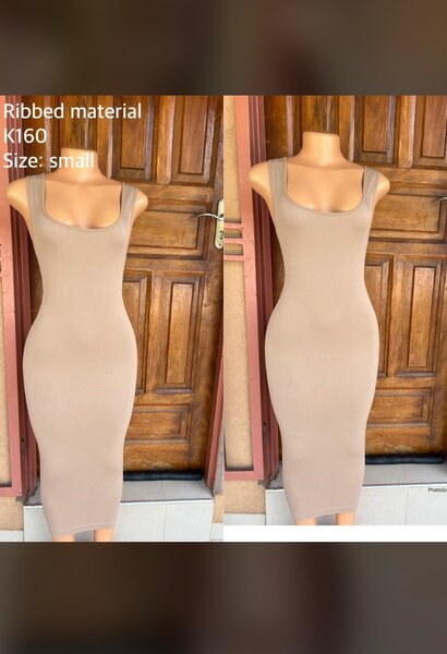 Ribbed thrift dress