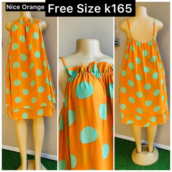 orange dress