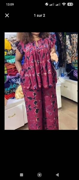 Tenue Femme Éthnique Imprimée