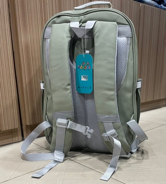 Sac à dos scolaire vert