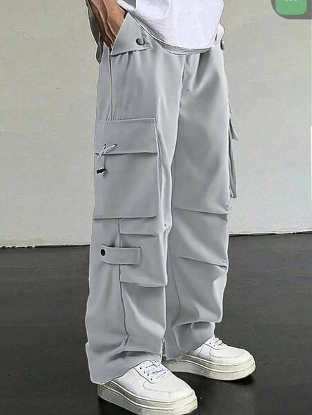 Pantalon cargo ample pour hommes