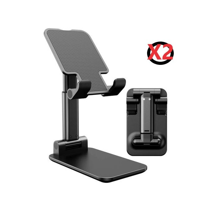 2 Supports Téléphone Et Tablette Pliable