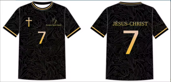 Maillot Noir Jésus-Christ 7