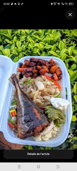 Délicieux plat de poisson grillé