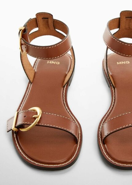 Sandale dame en cuir
