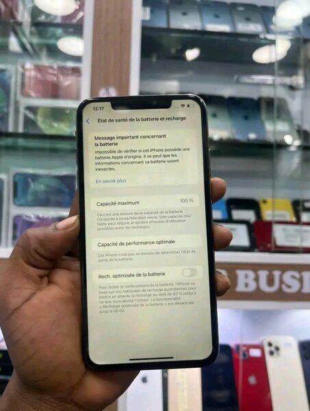 iPhone avec Batterie Optimisée