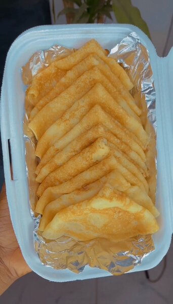 Des crêpes Natures