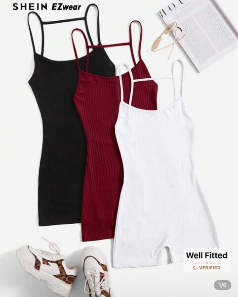Combi-short d'été sans dos