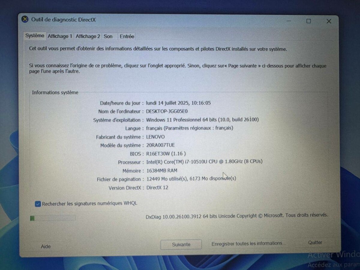 Pc portable lenovo