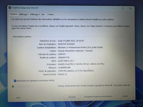 Pc portable lenovo