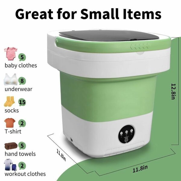 Foldable washing machine