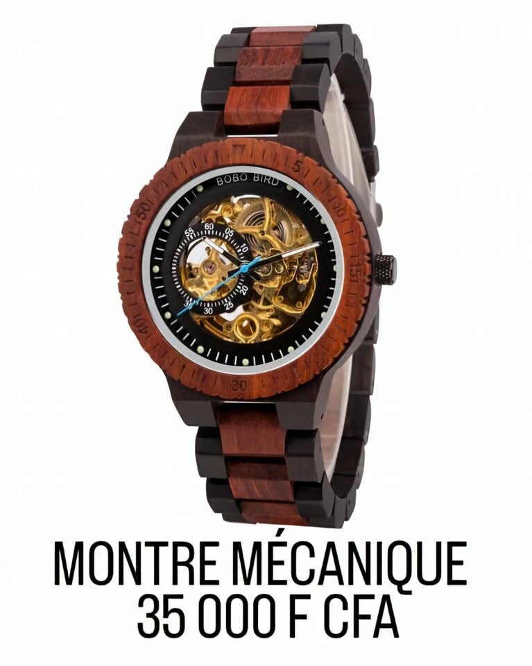 MONTRE EN BOIS