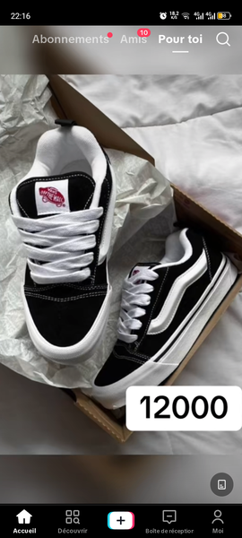 Chaussures de skate homme noires