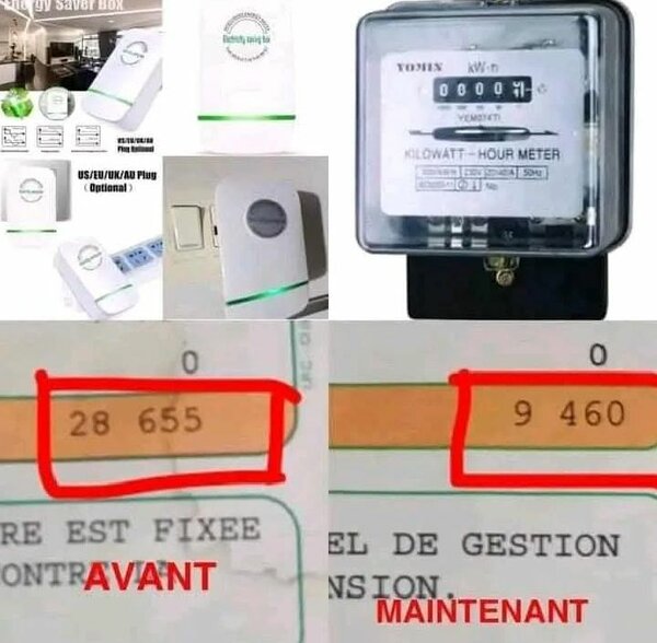 Box d'économie d'électricité
