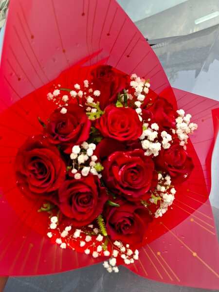 Bouquet de fleurs naturelles