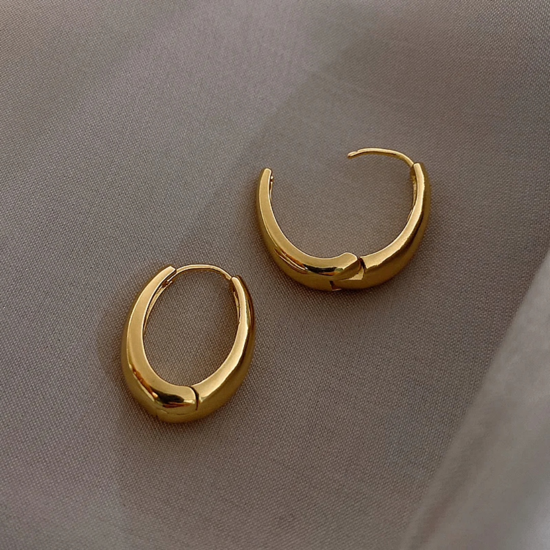 Boucles d'oreilles croissant chic