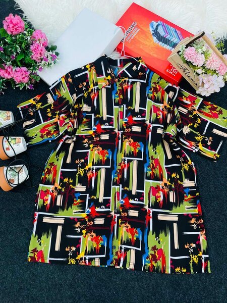 Crepe shirt