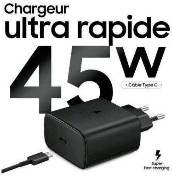 Chargeur ultra rapide 45W USB-C