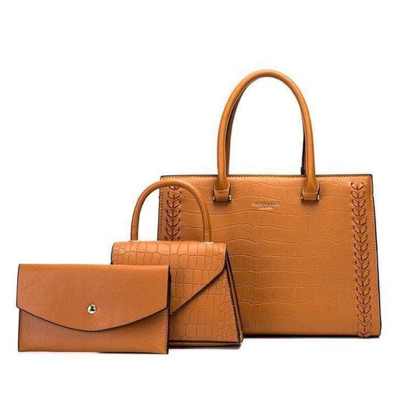  ensemble de sacs en cuir pour femmes 3 pièces