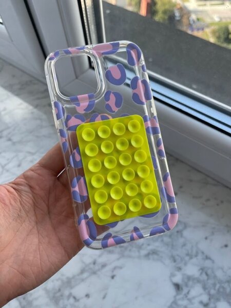 Phone grip double-sided