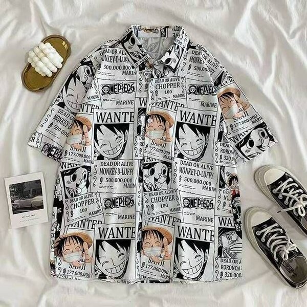Chemise Manga Imprimée