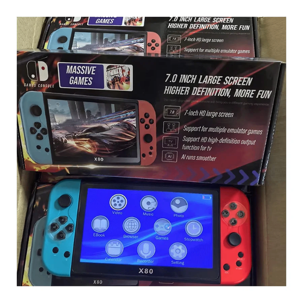 Console de jeux portable HD X80