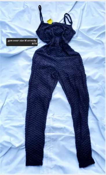 blue overalls
