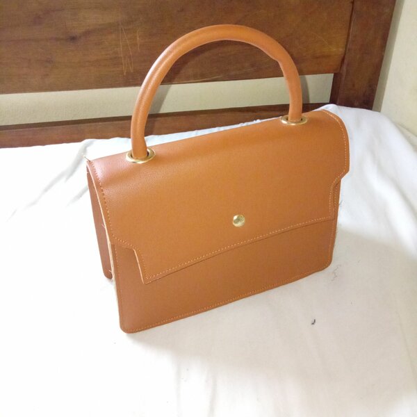 Sac en cuir marron