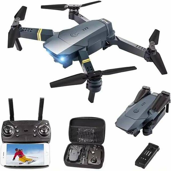 Drone avec caméra 4K, quadricoptère RC avec caméra pliable F