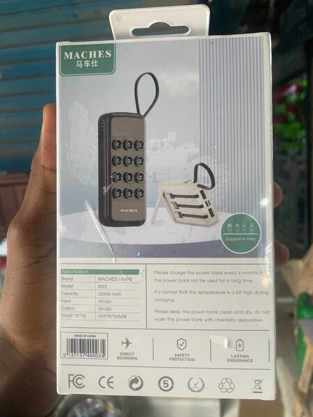 Maches Power Bank 20000mAh
