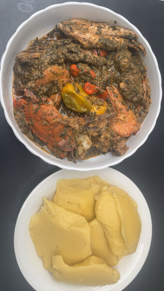Sauce Dah arachide avec kabato
